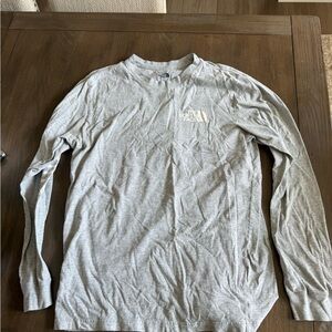 The North Face Men's Long Sleeve Logo Shirt - Light Gray